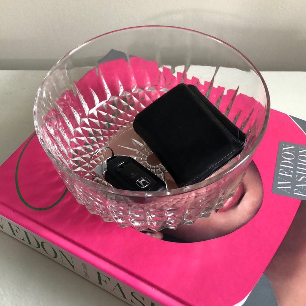 Vintage glass bowl
